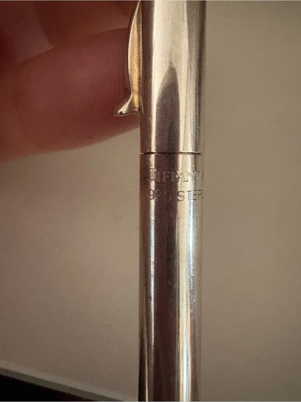 Tiffany & Co. Sterling Silver Ribbon Bow Ballpoint Pen